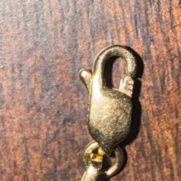 14k Stamped 585 Gold Tennis Necklace Broken Needs To Be Fixed - Picture 3 of 13